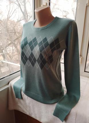 Шерстяной свитер джемпер пуловер шерсть6 фото