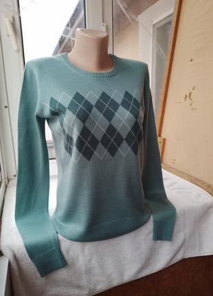 Шерстяной свитер джемпер пуловер шерсть5 фото