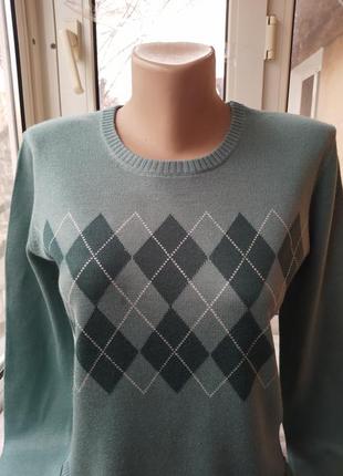 Шерстяной свитер джемпер пуловер шерсть4 фото