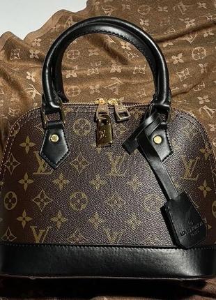 Louis vuitton alma brown/black