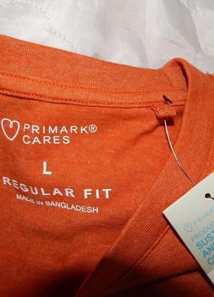 Мужская футболка primark cares оригинал р.50 091fmls  (только в указанном размере, только 1 шт)7 фото