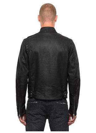 Чоловіча джинсова куртка diesel чорного кольору.2 фото
