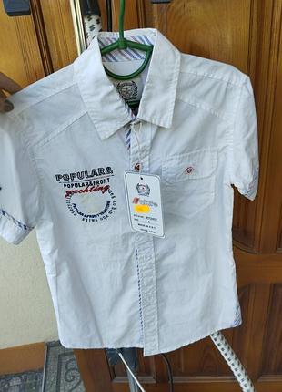 Коттоновая рубашка для мальчика