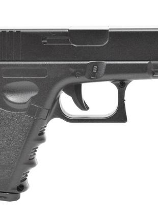 Пістолет дитячий спринговий glock 23 металевий глок 23 кал. 6 мм2 фото