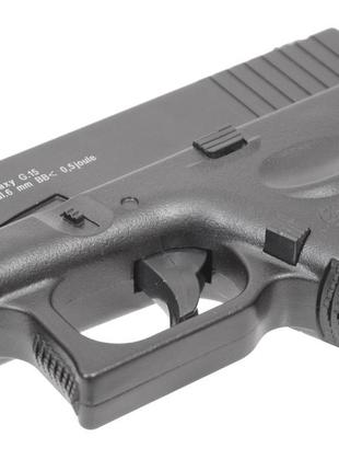 Пістолет дитячий спринговий glock 23 металевий глок 23 кал. 6 мм8 фото