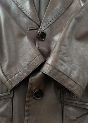 Кожаная куртка-пиджак milestone7 фото
