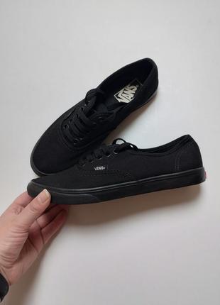 Кеды vans u authentic lo pro black/black1 фото