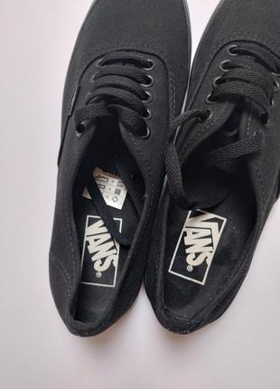 Кеды vans u authentic lo pro black/black5 фото