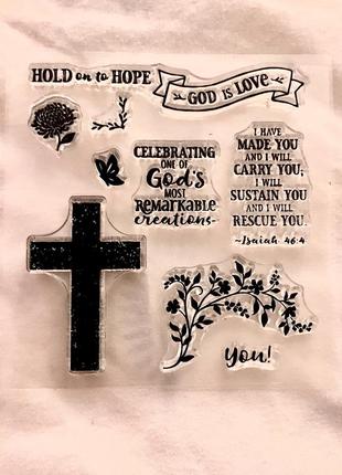 Набор силиконовых штампов для скрапбукинга, рукоделия