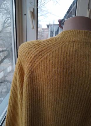 Брендовый шерстяной свитер джемпер пуловер большого размера шерсть8 фото