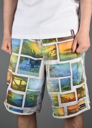 Oneill чоловічі пляжні шорти білі з малюнком розмір l 34