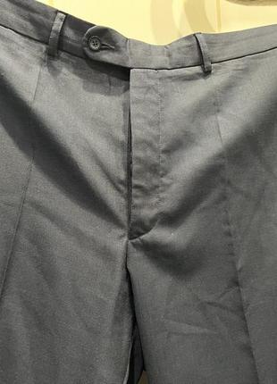 Мужские брюки брюки брючины серо-синие на подкладке canda большого размера4 фото