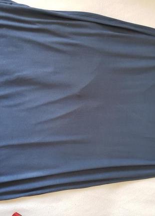 Комфортная длинная юбка из натуральной ткани6 фото