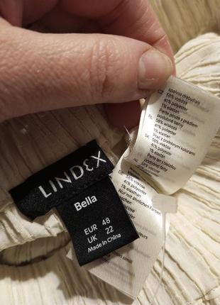 Стрейч,лёгкие,широкие,укороченные брюки-кюлоты-жатка с карманами,батал,lindex10 фото
