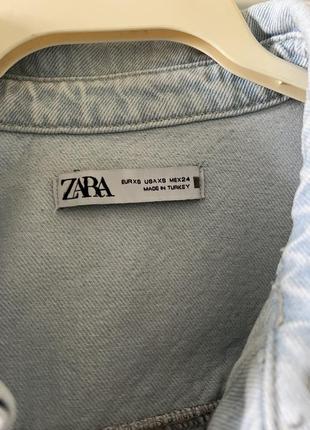 Джинсовая рубашка zara2 фото