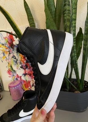 Nike “blazer 77s”  женские кроссовки-кеды высокие3 фото