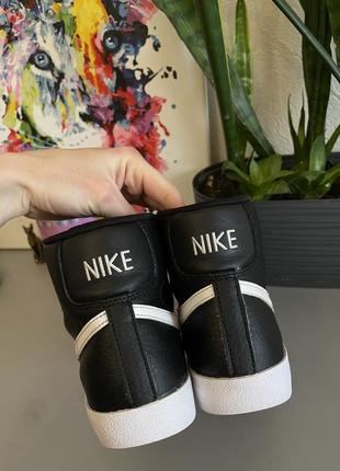 Nike “blazer 77s”  женские кроссовки-кеды высокие4 фото
