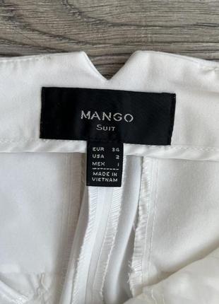 Білі брюки манго4 фото