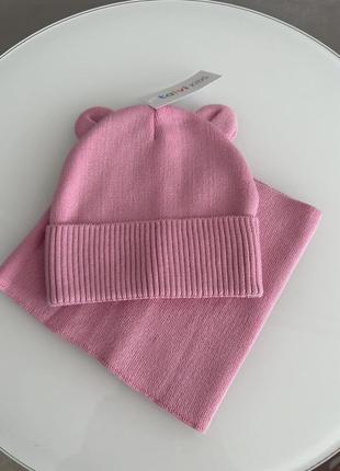 Комплект дитячий демісезонний (шапка і шарф/снуд) talvi3 фото