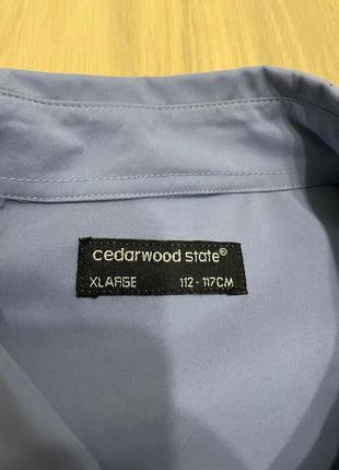 Акция 🎁 новая стильная рубашка cedarwood state primark голубого цвета h&amp;m next2 фото