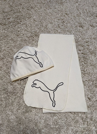 Комплект: шарф і шапка puma