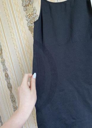 Утягивающее белье, коррекирующая майка-платье, черная туника6 фото