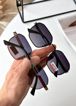 Сонцезахисні окуляри раунди оправа сталева8 фото