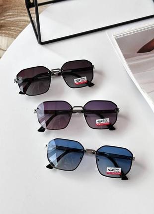 Сонцезахисні окуляри раунди оправа сталева9 фото