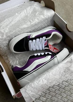 Топ! шикарні кеди vans old skool knu purple black7 фото