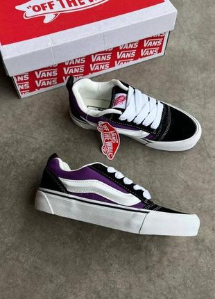 Топ! шикарні кеди vans old skool knu purple black2 фото