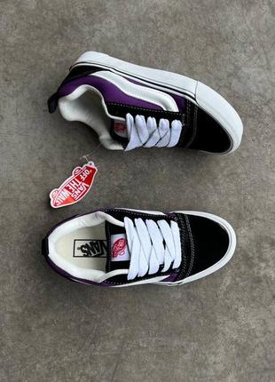 Топ! шикарні кеди vans old skool knu purple black4 фото