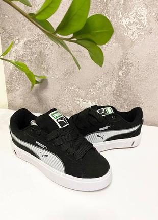 Стильные женские замшевые кеды, puma, натуральная замша, 36-37-38-39-402 фото