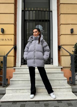 Пуффер зимний.
очень теплый.