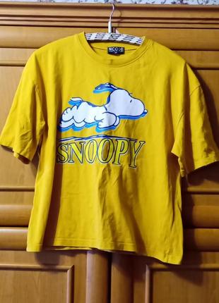 Футболка жовта snoopy. ncode.
 eur.s-m-l .2 фото