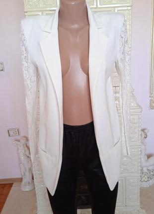 Пиджак удлиненный с крупом