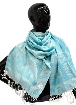 Жіночий шарф палантин fashion loft (100% шовк 170х70см)1 фото
