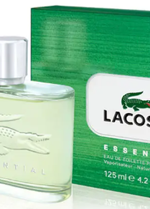 Мужская туалетная вода lacoste essential (лакостная необходимость) 125 мл1 фото