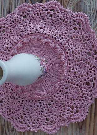 Салфетка, вязаная крючком