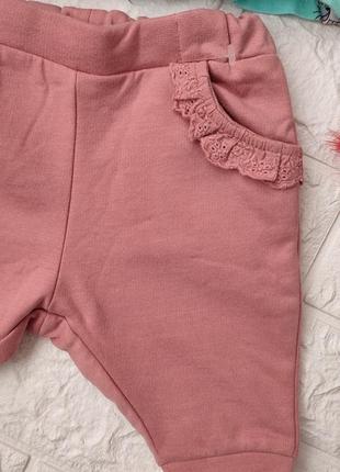 Новий, крутій набір: кофтинка disney і штанці на флісі для новородженої дівчинки 0-3 місяці3 фото