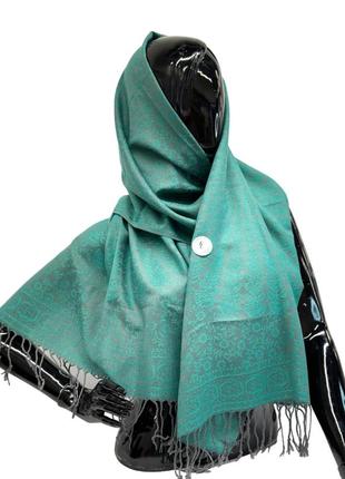 Жіночий шарф палантин fashion loft (100% шовк 170х70см)2 фото