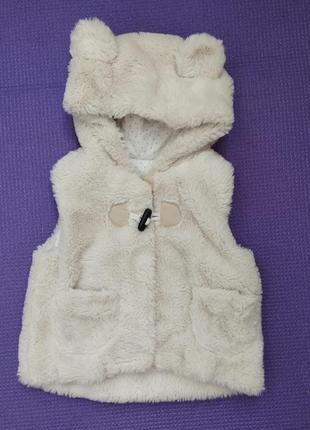 Жилетка на девочку 9-12мис