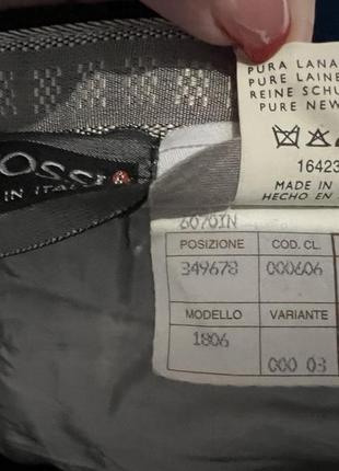Чоловічі штани брюки сірі від преміального італійського бренду lanerossi з високоякісної вовни6 фото