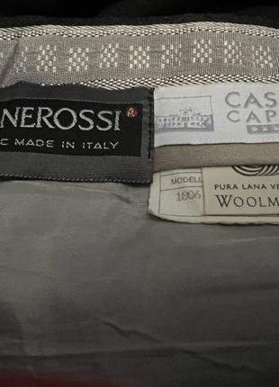 Чоловічі штани брюки сірі від преміального італійського бренду lanerossi з високоякісної вовни7 фото