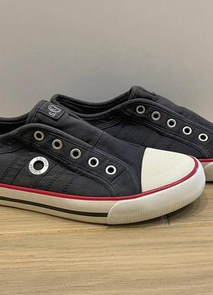 Акция 🎁 стильные кеды слипоны s.oliver синего цвета converse vans4 фото