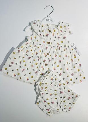 Платье и трусики на подгузник1 фото