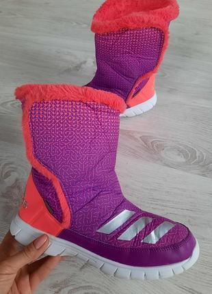 Зимние сапоги adidas primaloft дутики чоботи утепленные демисезонные