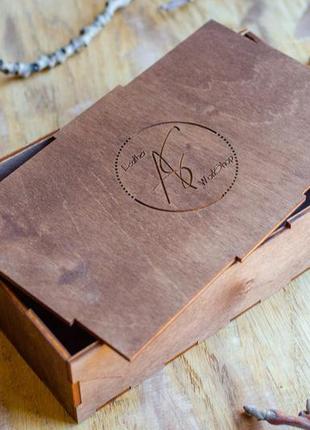 Коробка из фанеры с накидной крышкой 18х9х7см 3мм