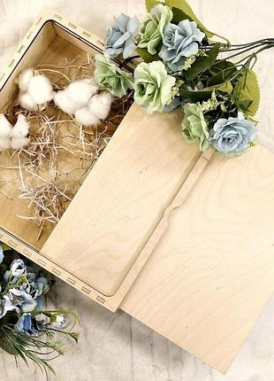 Коробка з висувною кришкою 10х10х5см 3мм без марилки