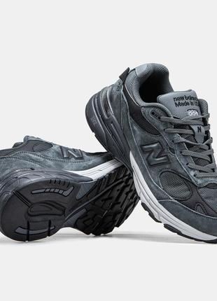 Мужские кроссовки new balance 993 dark grey костюми 41-42-43-44-45-46