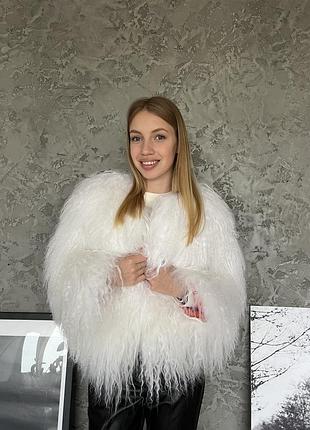 Шубка женская с меха ламы